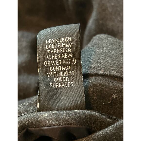 GUC BTL Beyond the Limit Men's Dark Gray Bomber Jacket Reversible 60% Wool XL - Picture 5 of 6